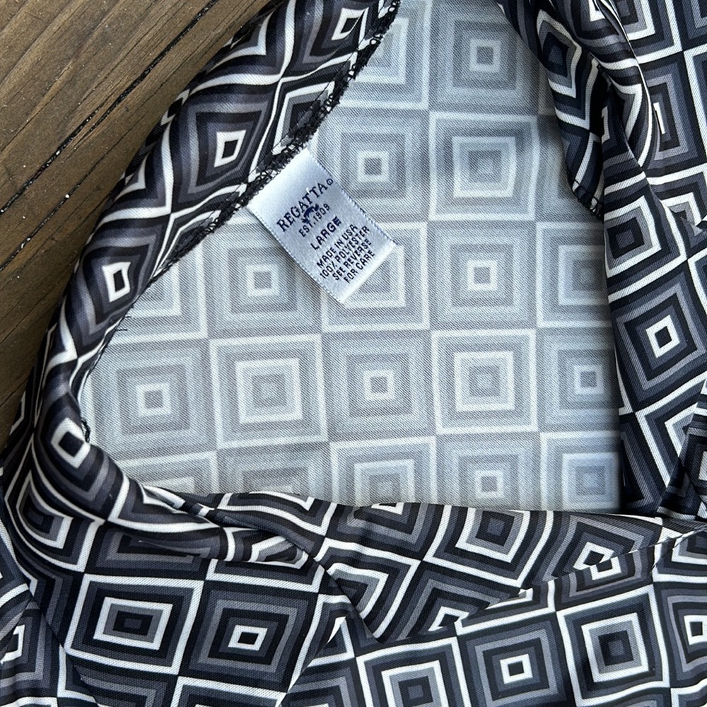 Grey Psychedelic Blouse - image 2